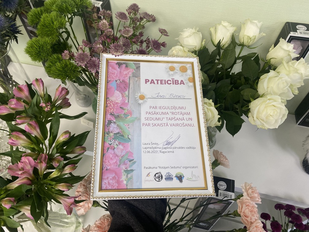 Pateicība par ieguldījumu